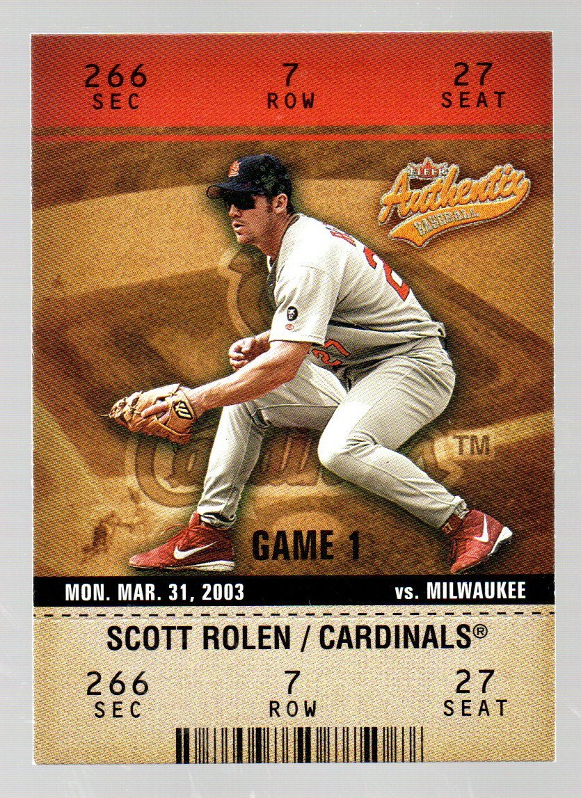 2003 FLEER AUTHENTIX SINGLES***YOU PICK***