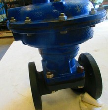 Air Actuated Diaphragm Valve CENTURY INST 2" Flanged Fully Rubber Lined DI Body