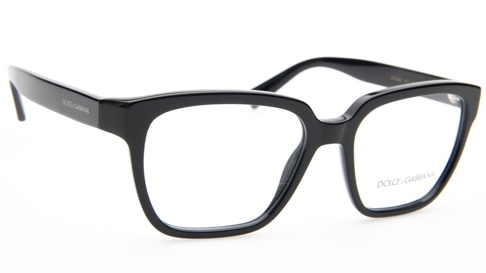NEW D&G Dolce & Gabbana DG 3282 501 BLACK EYEGLASSES FRAME 54-17-140 ...