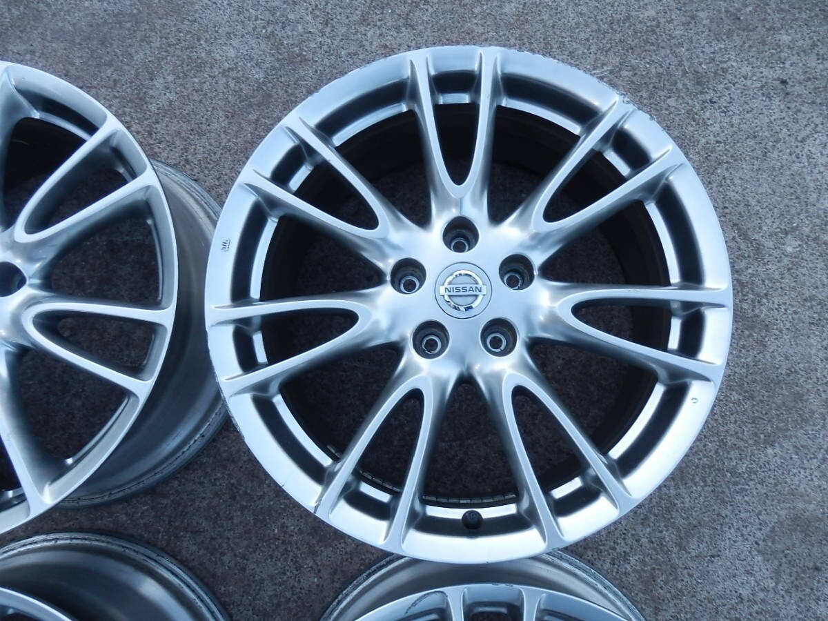 Nissan V36 Skyline Genuine wheels 18x7.5J +45 8.5J +50 PCD114.3