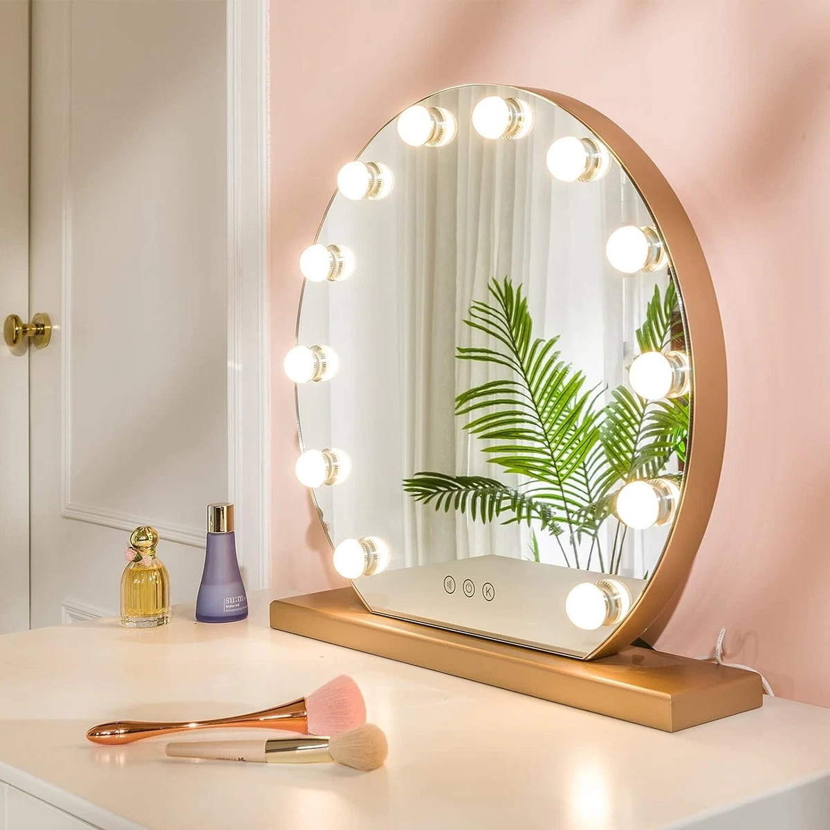 A lighted makeup mirror deals