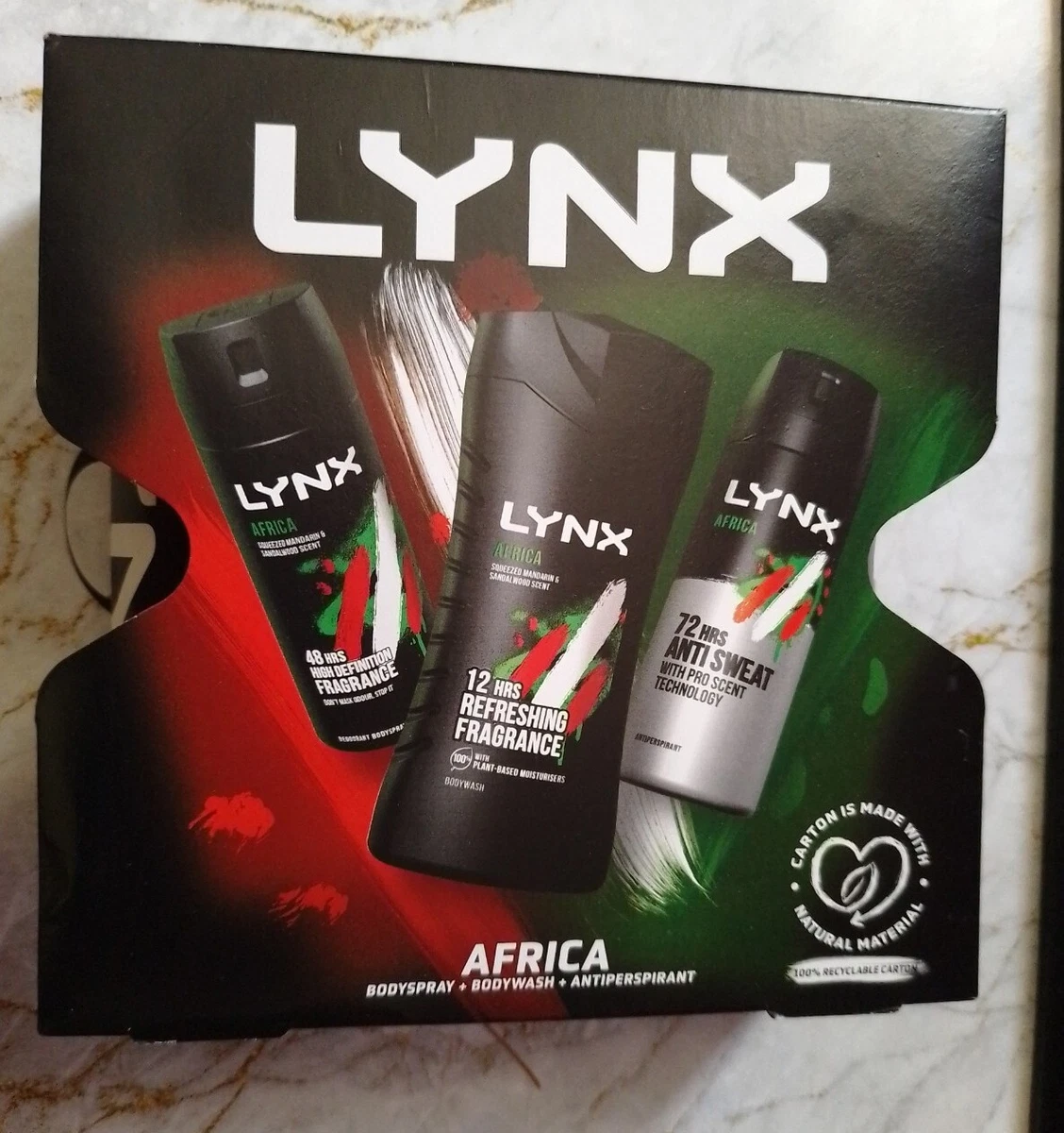 Lynx africa trio set deals