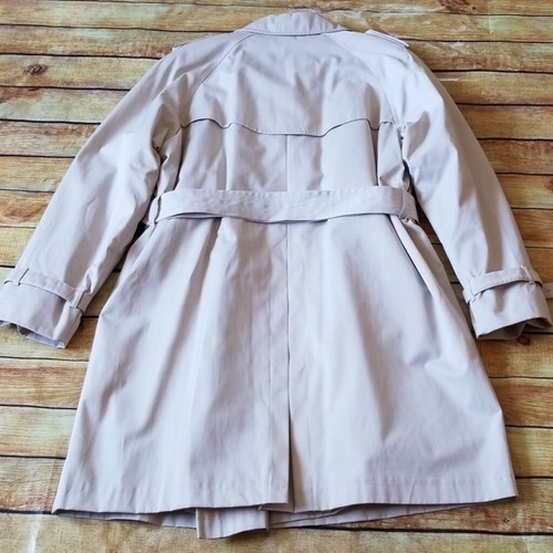Worthington Pearl Beige Trench Coat, Large, NWT - Picture 6 of 7