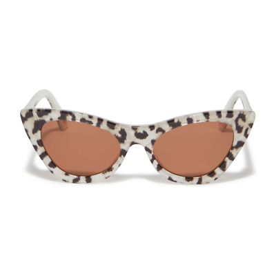 Lele Sadoughi Sunglasses Leopard Downtown Cat - Eye NWT 