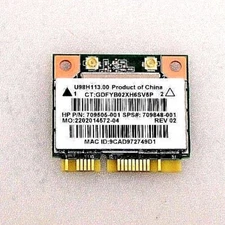 HP Realtek RTL8188EE 802.11 bgn 1x1 WiFi card 709848-001, 709505-001 #142 /6