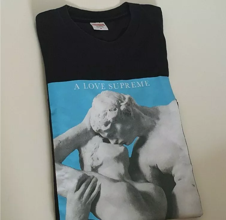 FW14 Supreme A LOVE tee black T shirt size M medium Rare Vintage 2014