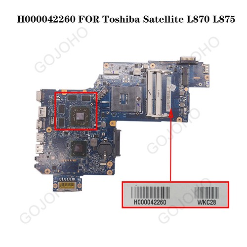 H000042260 For Toshiba Satellite L870 L875 Motherboard Intel HM76 test good - Picture 7 of 7