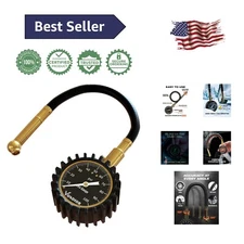 Durable Rubber Shielded Tire Pressure Gauge for High-Performance Maintenance