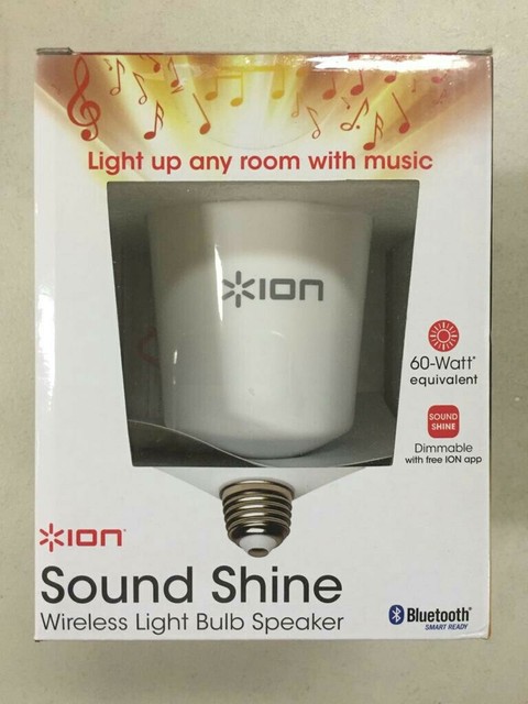 sound shine wireless light bulb speakers
