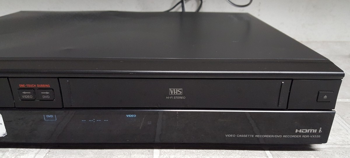 Sony RDR-VX535 VHS VCR /DVD Recorder Combo HDMI NO REMOTE (SEE
