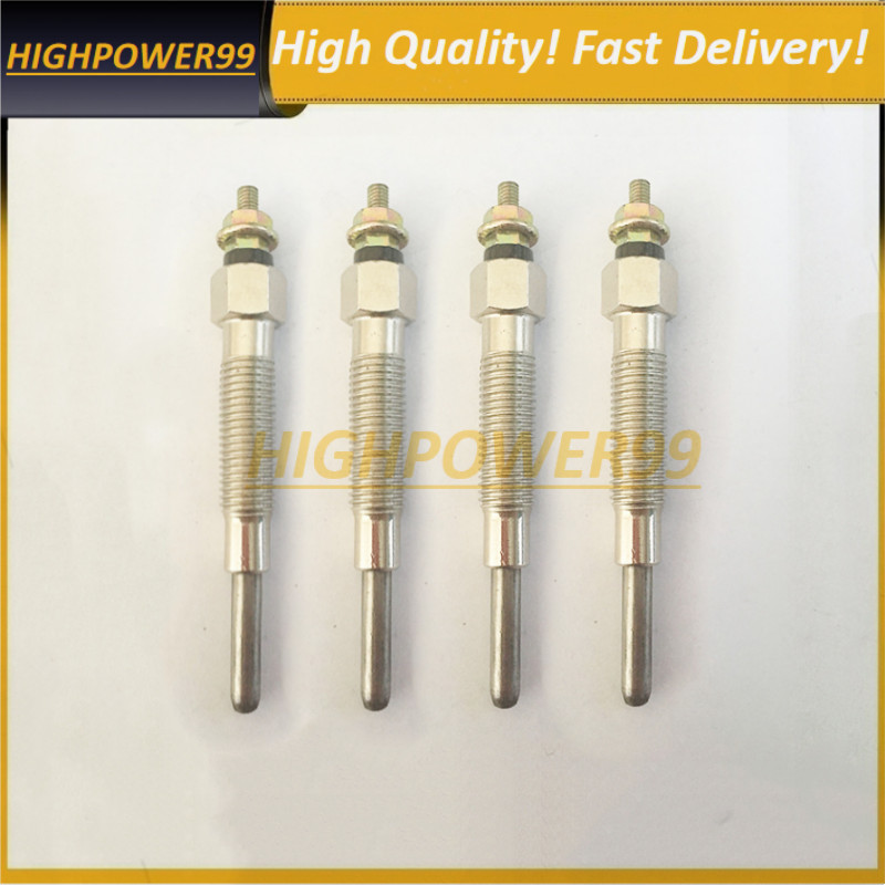 4Pcs Glow Plug NEW For Kia Hyundai H100 H-1 Starex Galloper D4BF D4BH D4CB 4D56T