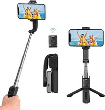 hohem Q 4 in 1 Selfie Stick, Portable Tripod Gimbal stabilizer Extension Rod