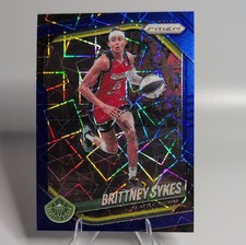 Panini 2025 Prizm WNBA Brittney Sykes Blue Velocity Prizm #121 Seattle Storm