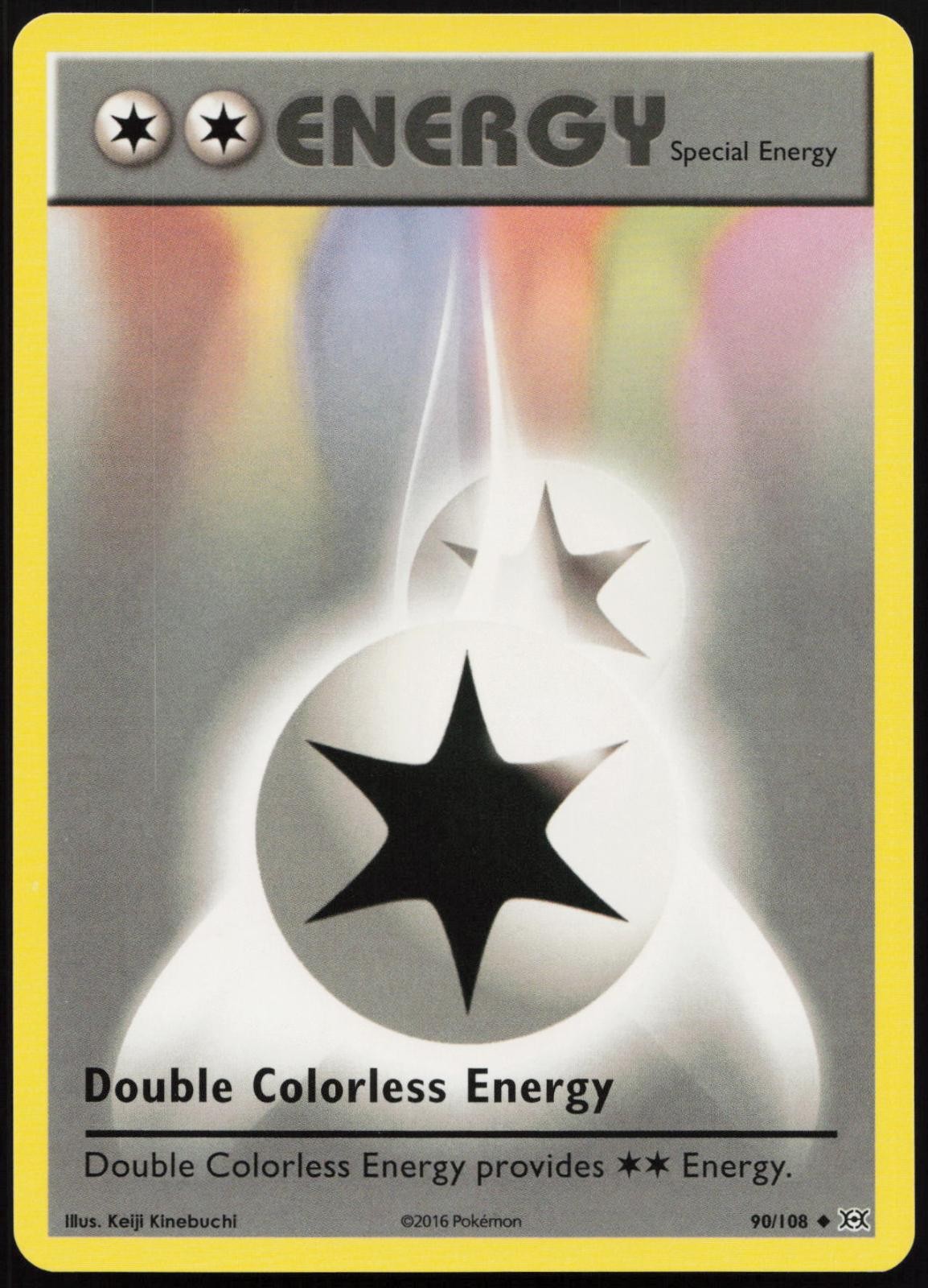 Double Colorless Energy 90/108 Uncommon Evolutions Pokemon LP