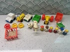 Vintage Fisher Price Little People Vehicles Figures & Accessories Lot