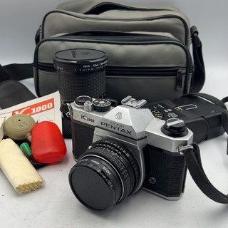 Kit de cámara fotográfica SLR Asahi Pentax K1000 35 mm 50 mm 28 80 mm