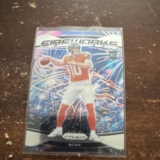 Panini Prizm 2024 Fireworks Rookie Bo Nix #23 Denver Broncos NFL Football