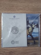 2024 Giant Deer 50p Coin BU Pack Natural History Museum - in stock - Available on eBay