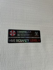 Resident Evil Umbrella Corp 5x2 3m Vinyl Waterproof Holographic Sticker