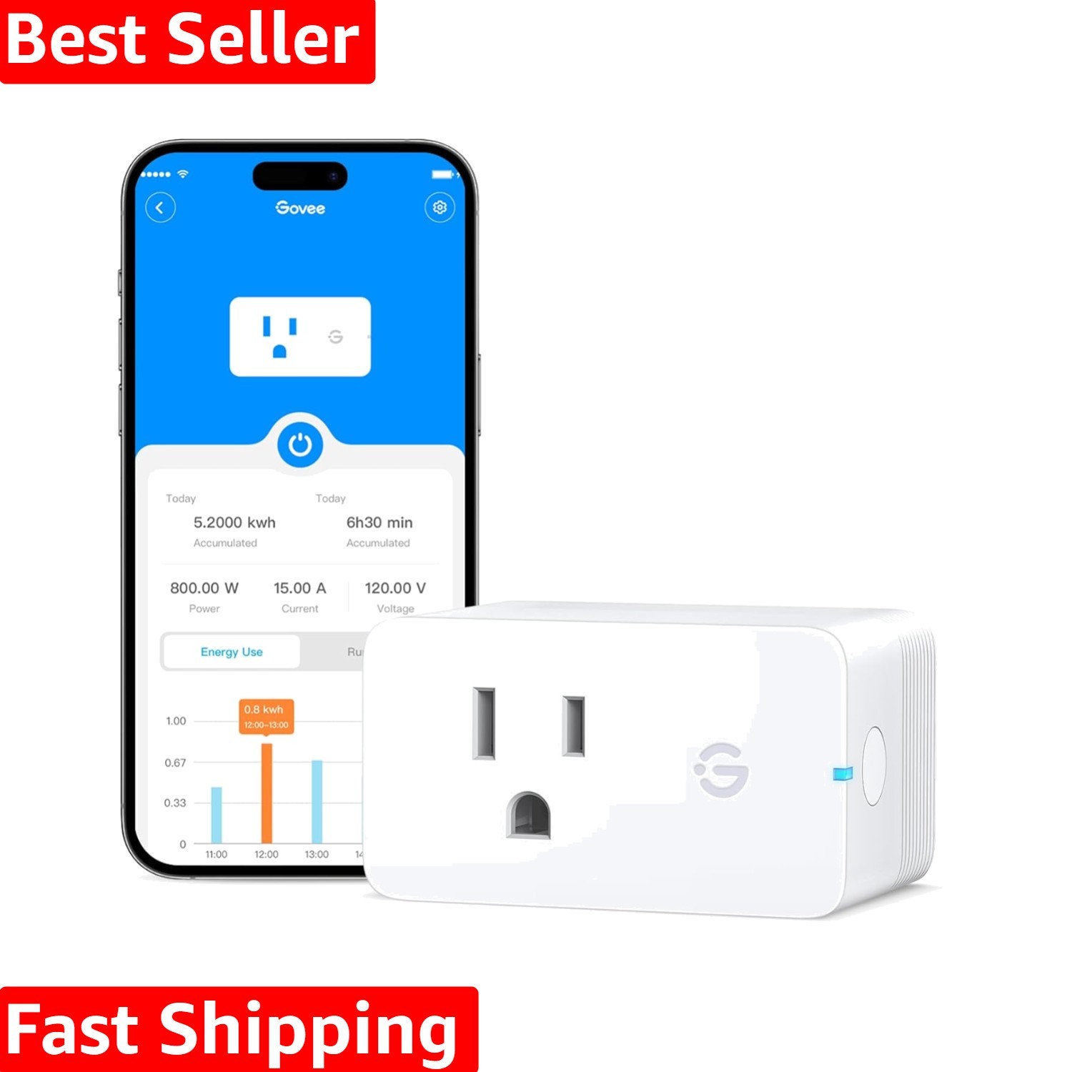 Smart Plug with Energy Monitoring and Voice Control