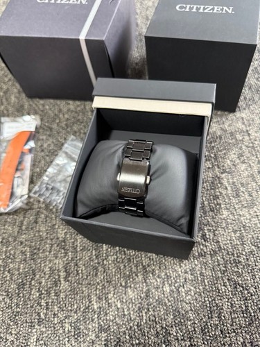 Citizen Eco-Drive Édition Limitée Chronographe or Noir Solaire Montre Hommes - Photo 5 sur 10