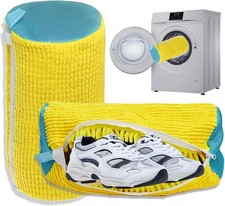 Durable Shoe Washing Machine Bag for All Shoe Types-Yellow