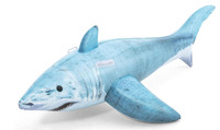 Bestway Realistic Shark Ride-On 183X102Cm Aufblasbarer Hai Schwimmtier Neu