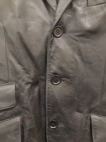 Paul Smith London Leather 3-Button Tailored Jacket Men's Size M Black image 5