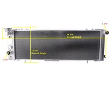 Auto7 For Radiator 2 Rows All Aluminum 1991-2001 Jeep Cherokee 4.0l L6 Gas At