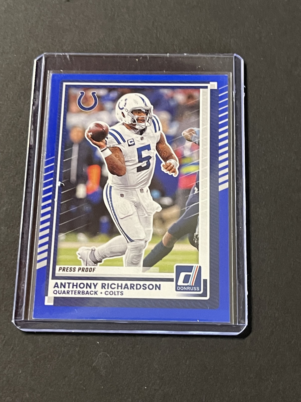 2025 Panini Donruss - Anthony Richardson #93 Press Proof Blue