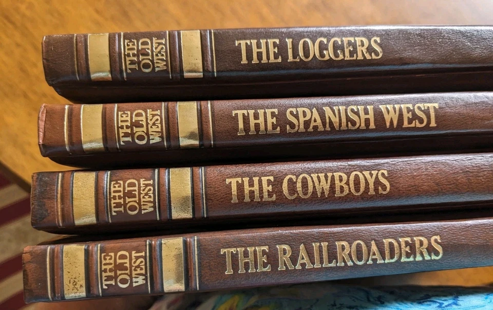 6x THE OLD WEST Time Life BOOKS Railroaders Cowboys Loggers Spanish West LOT #4 - image 2 of 3