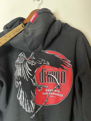 Dixxon Deep In To The Darkness Hoodie Full Zip Mens Size Large - Picture 3 of 13