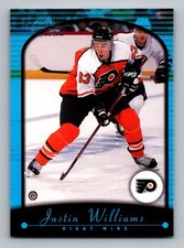 2000-01 Topps Premier Plus #128 JUSTIN WILLIAMS Philadelphia Flyers Rookie Card