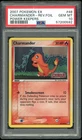 POKEMON CHARMANDER-REV.FOIL 2007 EX POWER KEEPERS #48 PSA 10 *STAMPED*