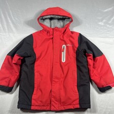 Swiss Tech Boys 3 In 1 Winter Jacket Sz. Med. Fleece Lined Ski Coat Hooded Parka