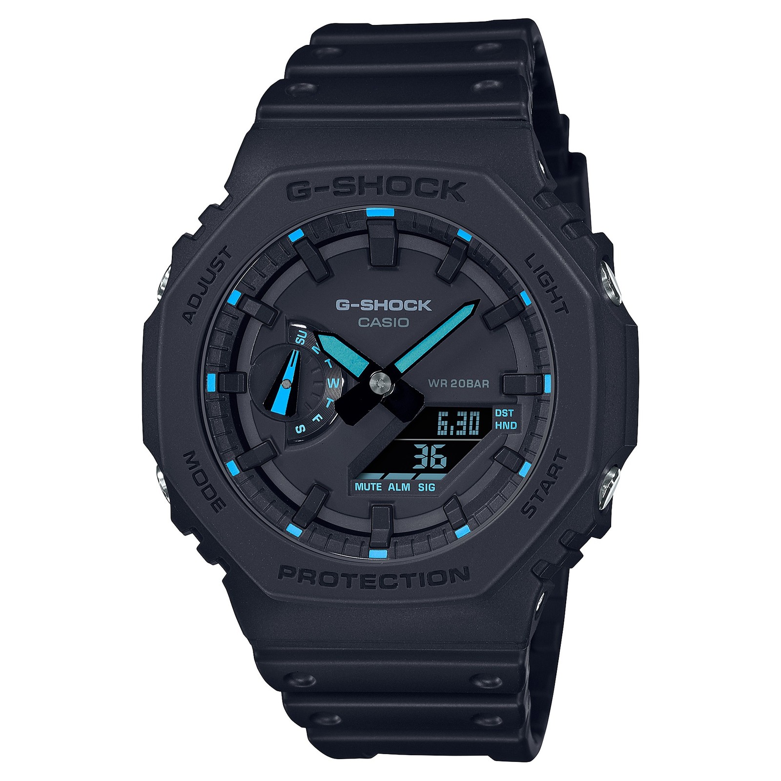 Wristwatch CASIO G-SHOCK GA-2100-1A2ER Silicone Black Sub 200mt