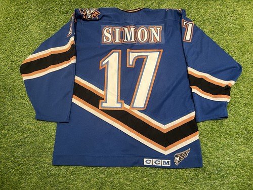 CCM CHRIS SIMON WASHINGTON CAPITALS SCREAMING EAGLE NHL HOCKEY JERSEY SZ L