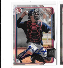 2015 Bowman Draft LUCAS HERBERT 1st RC AUTO Signed IP COA Braves