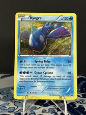 SWIRL🌀 Kyogre XY51 Incorrect Holo Error XY Black Star Promo Cosmos Holo Pokemon on eBay
