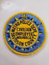 Obsolete Davidson County Metropolitan Police Department &ndash; Civilian Employee...