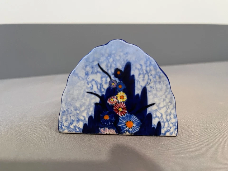 Carlton Ware Hollyhocks Napkin holder - image 3 of 4