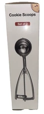 Cookie Scoop Set Sm. 1 Tablespoon, Med. 2 Tablespoon, Lg. 3 Tablespoon  New Box