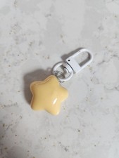 Kawaii Yellow Star Keychain Charm