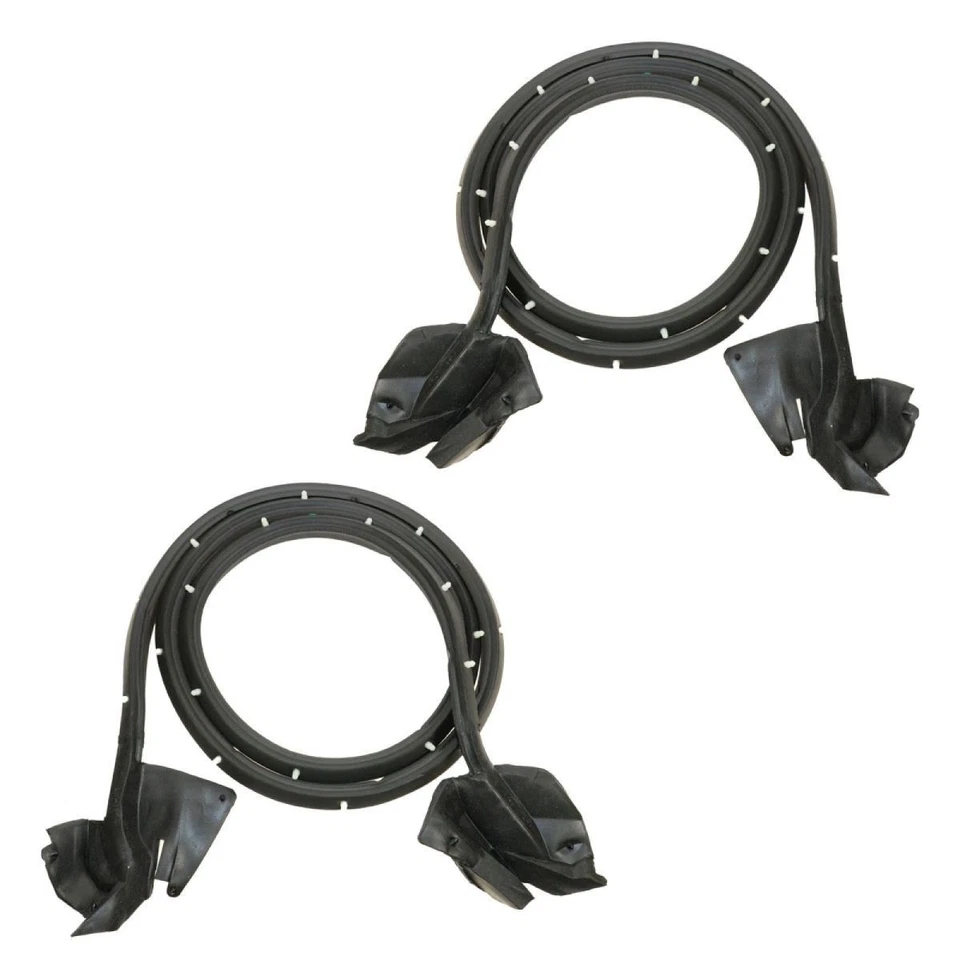 Door Seals Weatherstrip Pair for 69-70 Chevy Olds Pontiac Hard Top & Convertible - Image 2 of 2