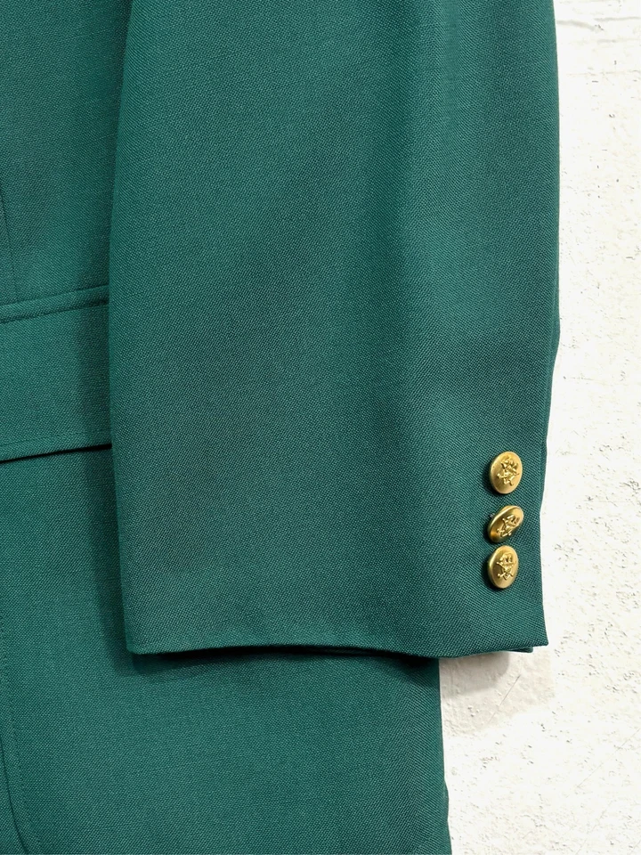 Chaqueta Blazer Jack Nicklaus 50L Masters Verde Traje Deportivo Abrigo Golf Botones Dorados Foto 2 de 4