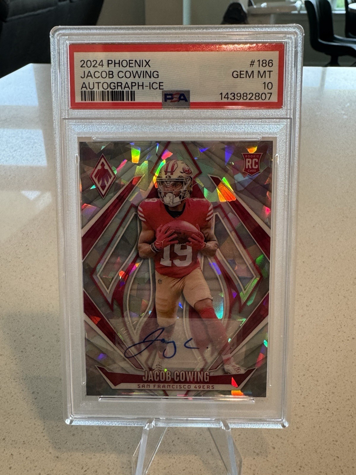 Jacob Cowing Panini Phoenix #186 Autograph-Ice