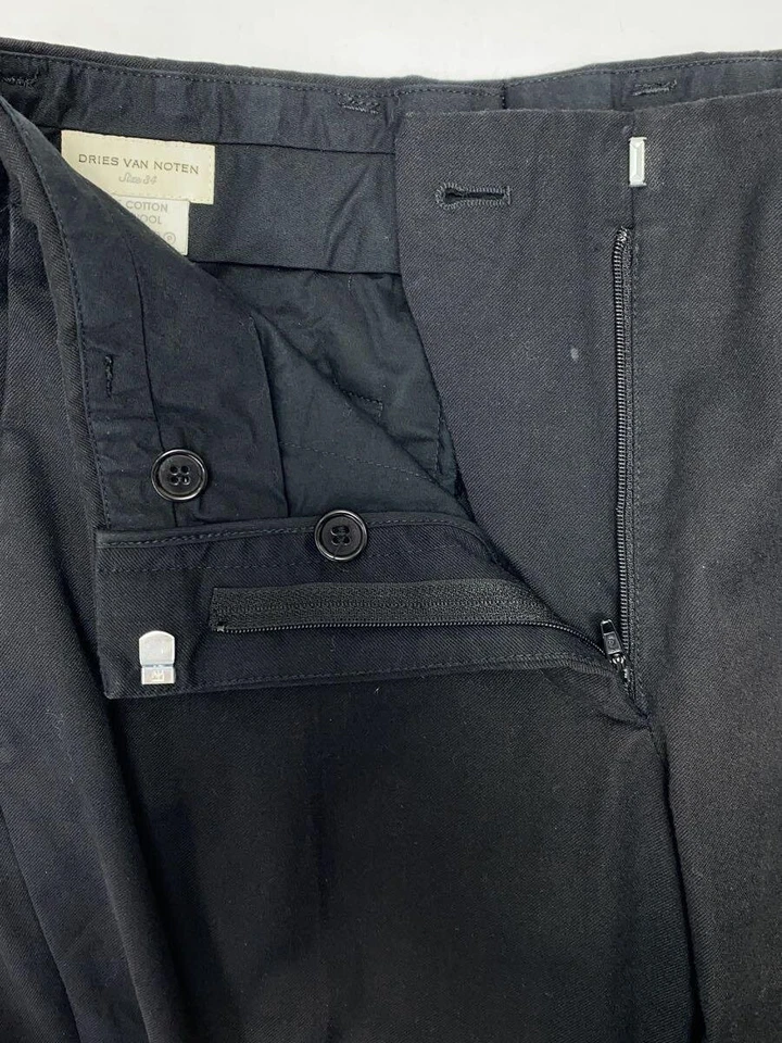 Pantalones DRIES VAN NOTEN negros usados Foto 3 de 4