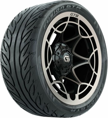 Set of 4 GTW 14'' Nexus Bronze/Gloss Black Wheels on 20.5'' Fusion GTR Street Tire