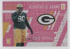 2017 Panini Unparalleled Class of Rookie Pink 240/299 Montravius Adams #275 3n1