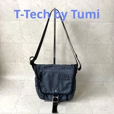 TUMI TTech Shoulder Bag in Nylon Gray Men's hand bag purse handle From Japan